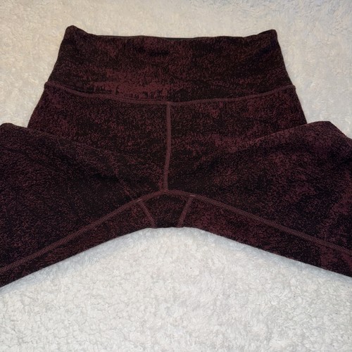 Athleta Elation Glades 7/8 enge Leggings weinrot schwarz Größe Small - Bild 8 von 11