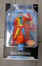 Rainbow Batman McFarlane multiverse Red Platinum