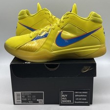 Size 12 - Nike Zoom KD 3 2023 Christmas Yellow Blue Leather Suede (FD5606-700)