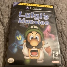 Luigi’s Mansion (Nintendo GameCube, 2003) Player’s Choice Box, Disc and Manual
