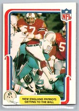 Getting to the Ball 1980 Fleer Team Action New England Patriots #32