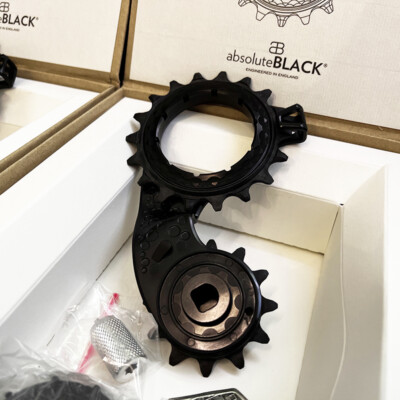 absoluteBLACK HOLLOWcage Oversized Derailleur Pulley Cage - For