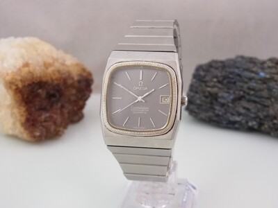 Omega Constellation Quartz Herrenuhr Chronometer Datum Ø ca. 32 mm