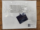 New Ralph Lauren Organic Sateen Border King Duvet Cover Parchment White