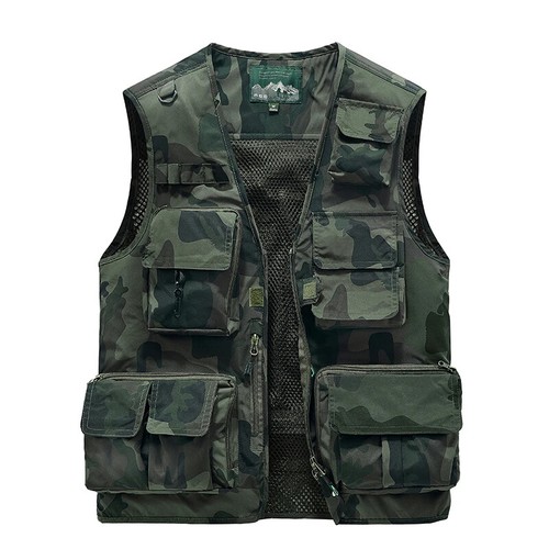 Multi Pocket Fishing Vests Quick Breathable Outdoor Hiking Men Breathable Vest - Picture 16 of 20