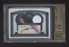 BGS 9.5 *10* JUSTIN VERLANDER 2005 BOWMAN STERLING RC AUTOGRAPH JERSEY SP CY HOT