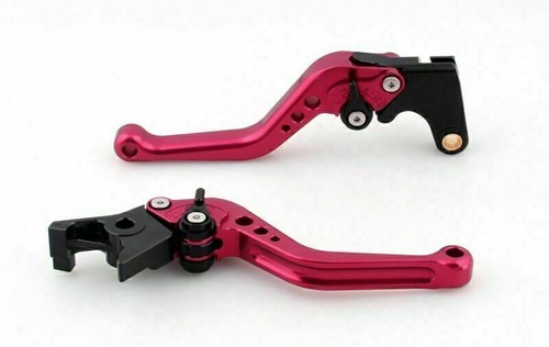 Kurz Brems Kupplungshebel Für Suzuki GSXR600 GSXR750 GSXR 600 750 04-05 Red AH - Picture 2 of 4