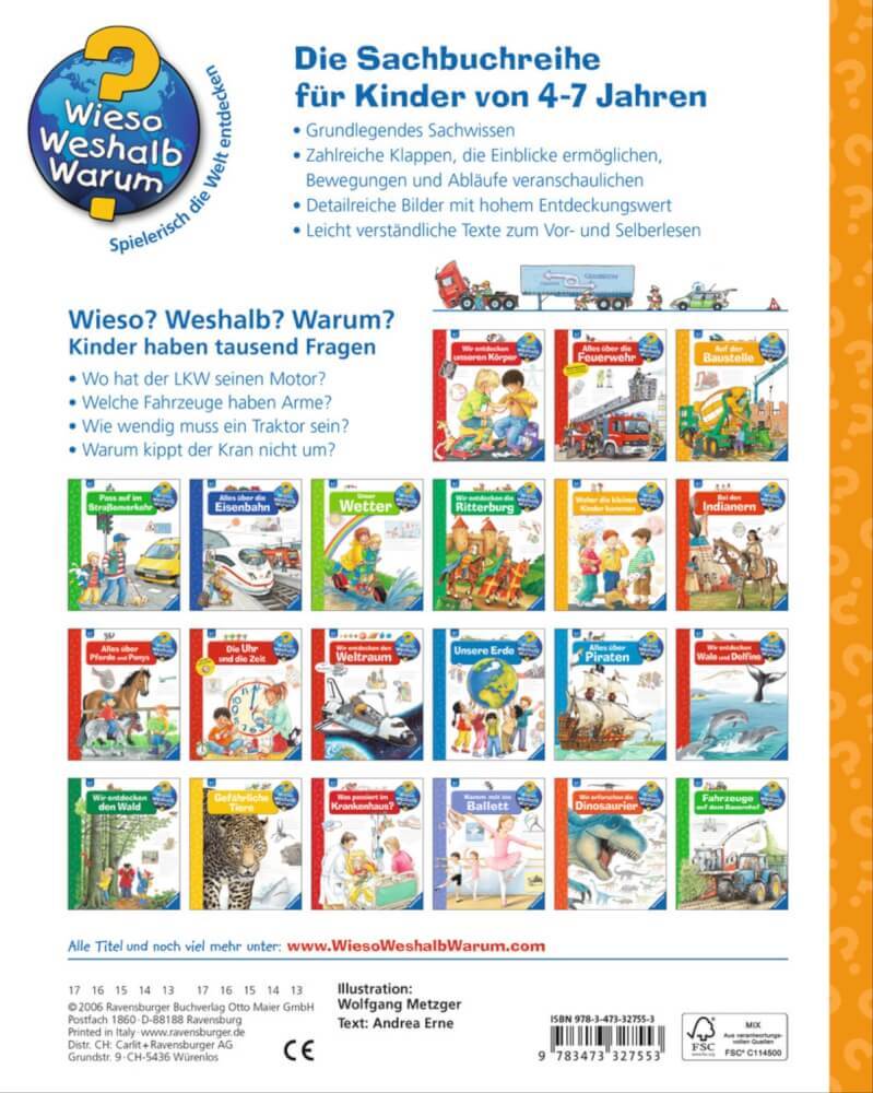 Thumbnail - Ravensburger 32755 Wieso? Weshalb? Warum? 38: Alles Über Laster,