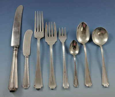 Fairfax by Gorham Sterling Silver Flatware Set For 8 Service 72