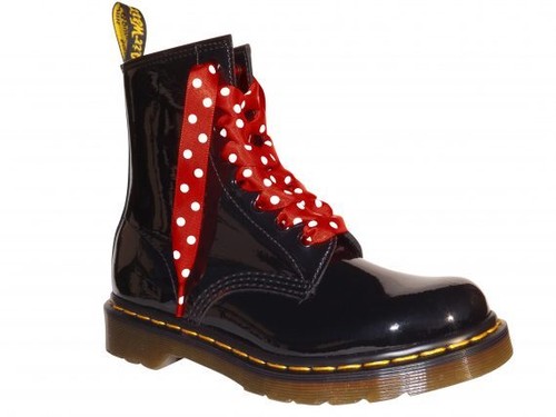 Cordones de cinta de colores cordones para botas 3 6 8 10 ojos DM botas zapatos logotipo aglets - Imagen 28 de 35
