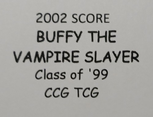 BUFFY VAMPIRE SLAYER  CCG TCG CLASS O '99 Xander 238 (REG FIXED FOIL) LOT X 2 - Picture 1 of 4