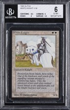 1993 MAGIC:  THE GATHERING ALPHA WHITE KNIGHT BGS 6