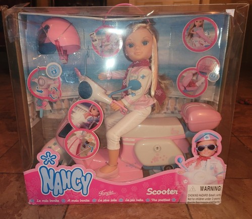 Famosa Nancy Doll & Her Scooter Made In Spain NEU IN BOX *Beschreibung lesen* RAR - Bild 1 von 10