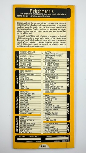 1950 Fleischmanns Margarine Cholesterol Calorie & Sodium Computer Ad 723A - Picture 2 of 8