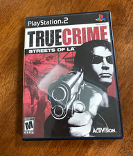 True Crime-Streets of LA- Sony PlayStation 2 - disc manual & case