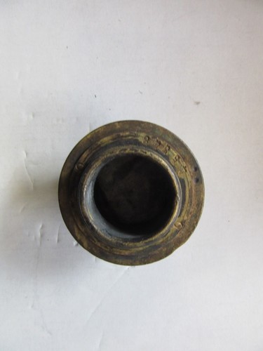 Vintage Antique Barbe a Gondrecourt Brass Hubcap Grease Cap - Foto 4 di 5