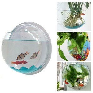 Pecera Acuario Tanque De Montaje En Pared Decoracion De Planta