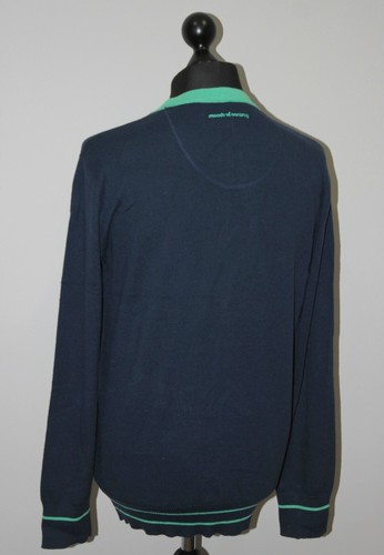 Maglione cardigan da uomo blu cotone Moods of Norway taglia L - Foto 4 di 7