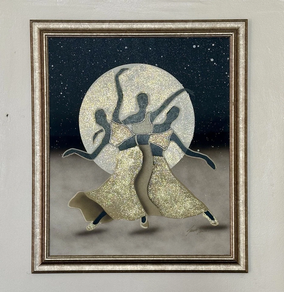 Aaron Hicks Enhanced Lithograph Art Print On Canvas Apprx 20” x 24” LOCAL PICKUP - Image 4 of 4