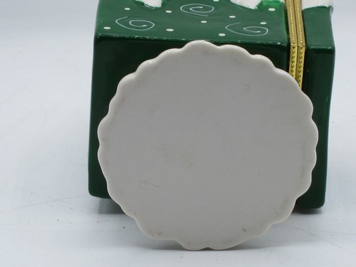 Porcelain Trinket Box Snowman On Mailbox Christmas Decoration - Picture 8 of 12