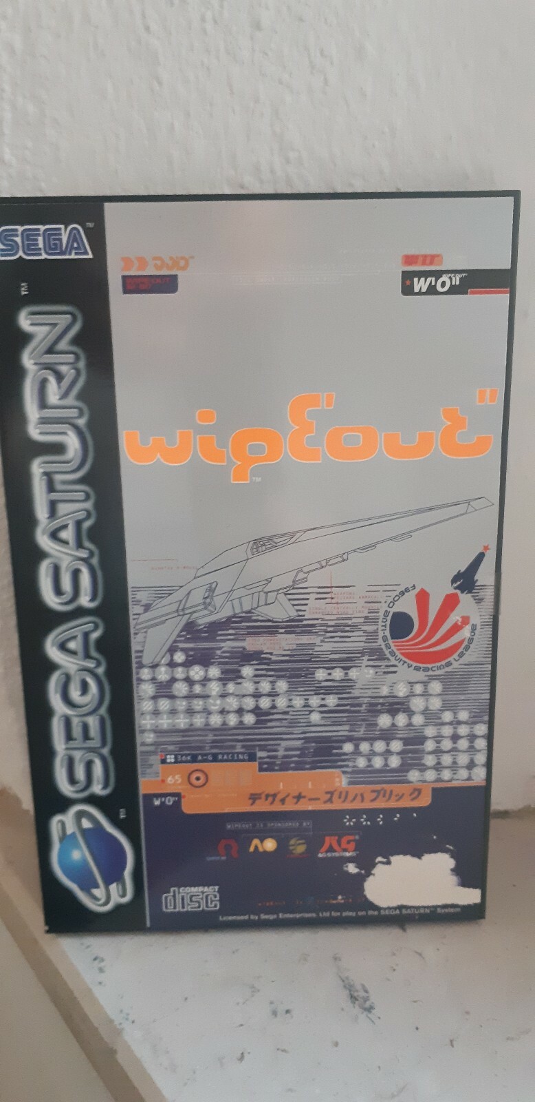 WIPEOUT SEGA SATURN PAL COMPLETO 