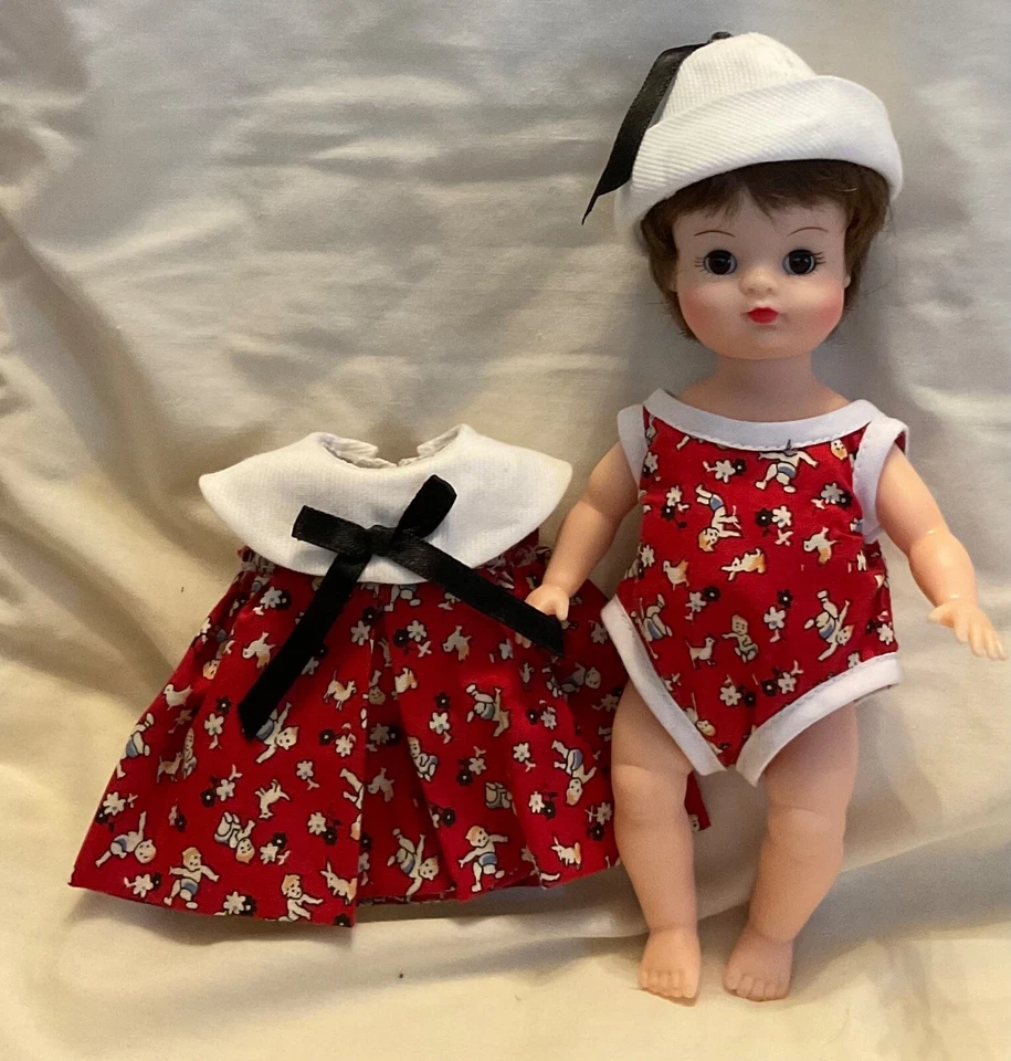 Conjunto de muñeca Effanbee/Tonner 8” estilo vintage Patsette, Ginny, Little Kitten Foto 3 de 4