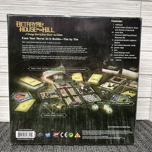 Betrayal at House on The Hill Board Game 2nd Edition NEW Factory Sealed - Picture 2 of 9