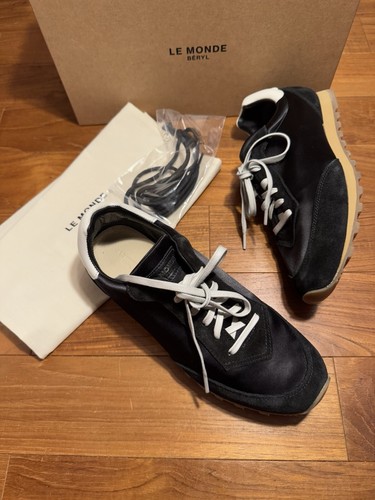 LE MONDE BERYL SLIM RUNNER Sneaker schwarz Satin Größe UK 6,5 - Bild 16 von 24
