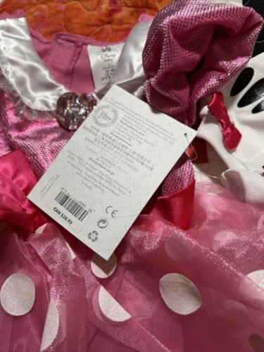 New Disney Store Minnie Mouse Pink Baby Costume Gloves 12-18m *Missing Headband - Picture 4 of 7