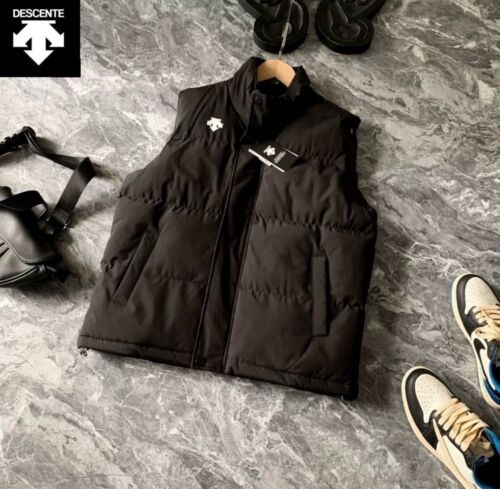Descente Cotton Vest Men Fall Winter Sports Casual Warm Waterproof - Picture 6 of 9