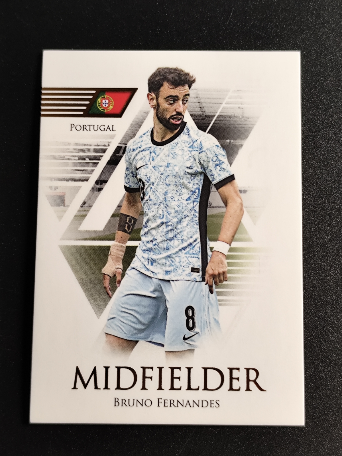 Bruno Fernandes 2024 Futera Unique World Football Orange Portugal 51/62 #037 -YZ