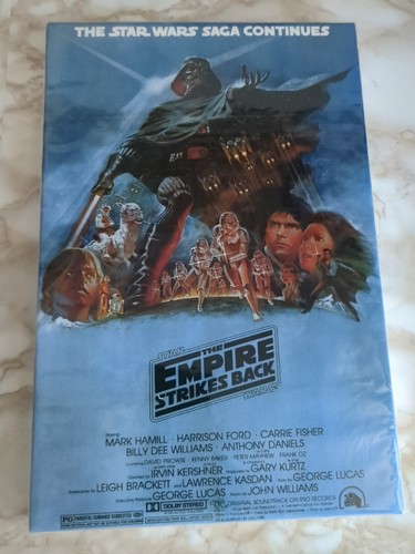 The Empire Strikes Back Movie Poster Printed Canvas 20.5cm X 30.5cm New & Sealed