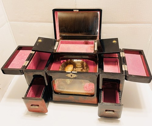 Rare vintage wind up beautiful Carriage jewelry box. - Picture 4 of 7