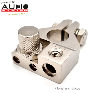 Audio System Z-BT1-4 + Pluspol Batterieblock 20 10mm² Stromverteiler Batterie