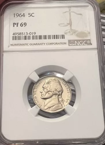 1964 Jefferson Nickel NGC PF69
