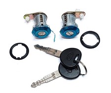 2x SERRATURA CILINDRETTO CHIAVI ANTERIORE SX DX per Hyundai Atos Prime 99-02