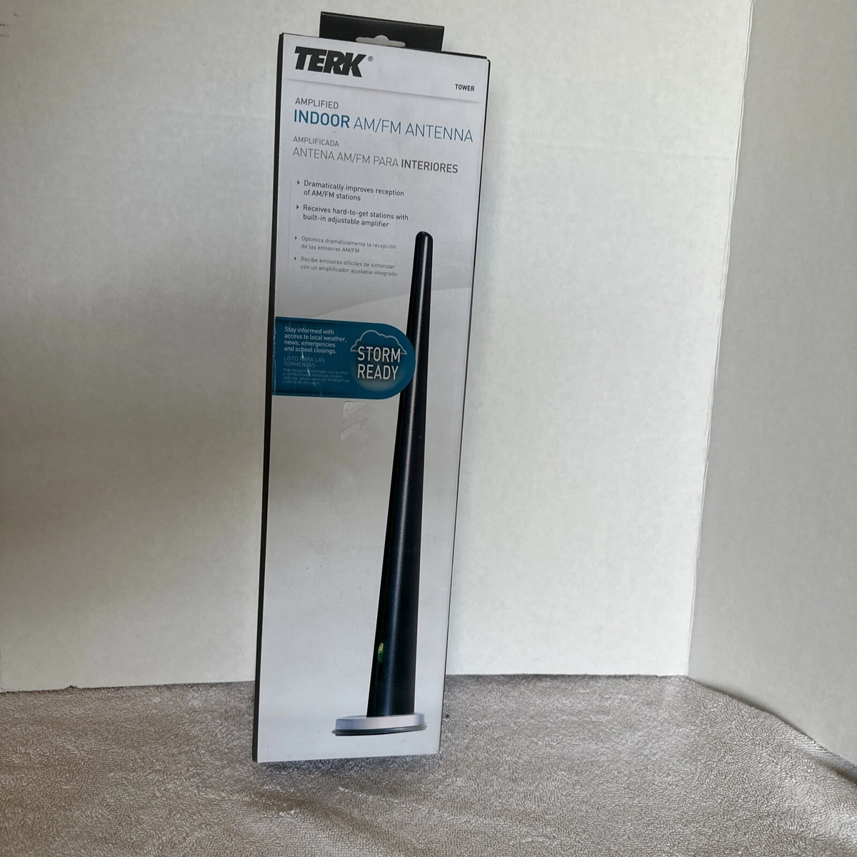 Terk Amplified Indoor AM/FM Antenna Tower X 17 X Dutch Goat, 53 OFF