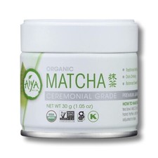 AIYA:ORGANIC MATCHA, CEREMONIAL JAPAN. GREEN TEA, 30g  Matcha Latte Cafe, 3,5oz