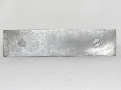 10F1 ANCIEN PORTE PHOTO ART DÉCO 1930 ACIER BROSSE FORME CUBISME MODERNISTE - Picture 6 of 6