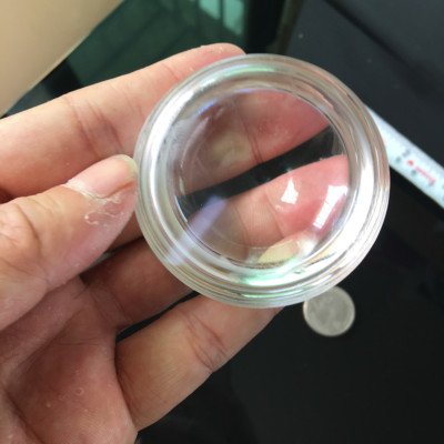 60mm/2.4'' Big Magnifying Glass Paperweight Dome Magnifiers Semi Crystal Ball ! 60mm/2.4'' Big Magnifying Glass Paperweight Dome Magnifiers Semi Crystal Ball !