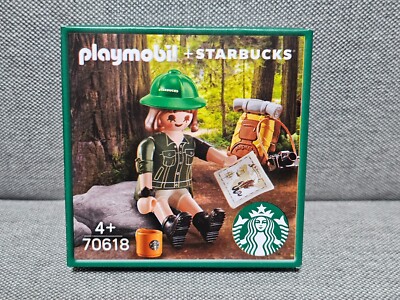 Playmobil + Starbucks ストラップ 新品未使用 PLAYMOBIL 71784 X STARBUCKS Korea 2024 Figures Starbucks