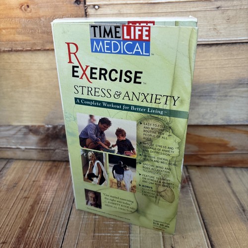 Rx Exercise Stress & Anxiety VHS VCR Video Tape Used Time Life Medical - Picture 2 of 4