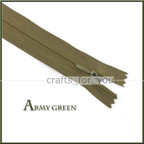 INVISIBLE ZIPPER 18CM -70CM SEWING CRAFTS CONSEALED ZIP FOR SKIRT/DRESS/CUSHION - Picture 17 of 36