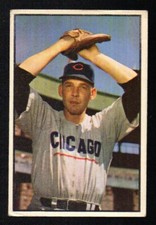 PAUL MINNER cubs 1953 BOWMAN COLOR #71 VERY GOOD 