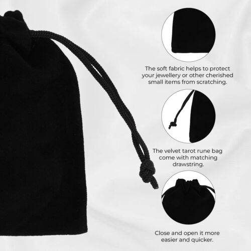 Small Velvet Drawstring Pouch Jewelry Ring Baggie Wedding Party Gift Storage Bag - Picture 10 of 35