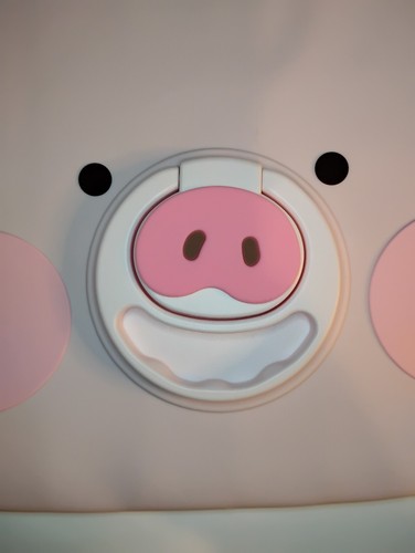 Pink Soft Silicone Pig iPad Case. 12.9" Size. New. 360 Degree Turn Handle/Stand - Picture 9 of 10