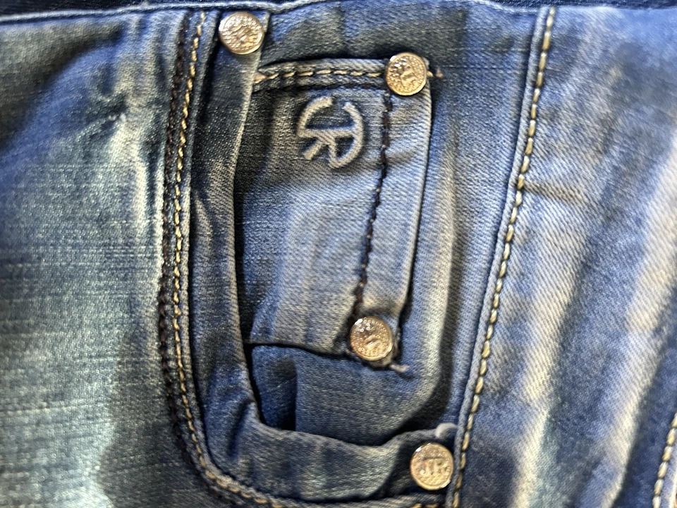 Jeans ajustados de tiro bajo John Richmond talla 28 Foto 3 de 4