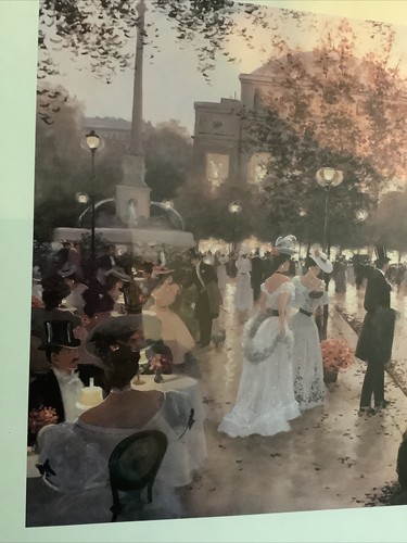Firmato a mano C. Kieffer A Wedding - Party Notre Dame, Parigi ~ splendidamente incorniciato - Foto 9 di 15