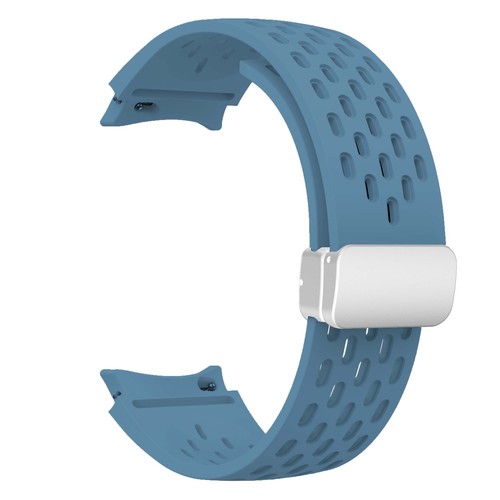 Bracelet magnétique en silicone pour Samsung Galaxy Watch7 6 5 4 40 mm 44 mm 45 mm 47 mm - Photo 44 sur 45