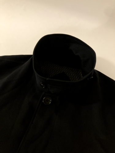 Genial Abrigo Chaqueta Para Hombre Allegri Azul Marino Gabardina Grande Hecho en Italia - Imagen 9 de 10